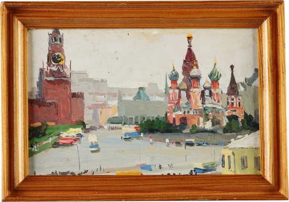 Кузнецов Николай Дмитриевич. Москва. Площадь Васильевский Спуск